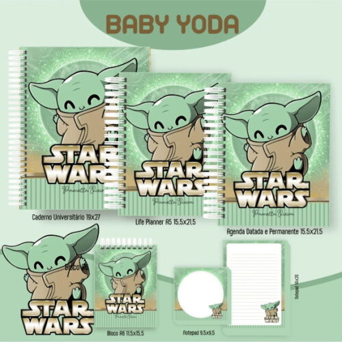 Arquivo Digital Baby Yoda Capas e Miolos 2025- 133
