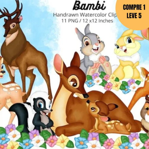 Arquivo Digital Bambi Kit Digital -1512