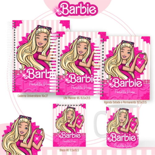Arquivo Digital Barbie Capas e Miolos 2025 -127