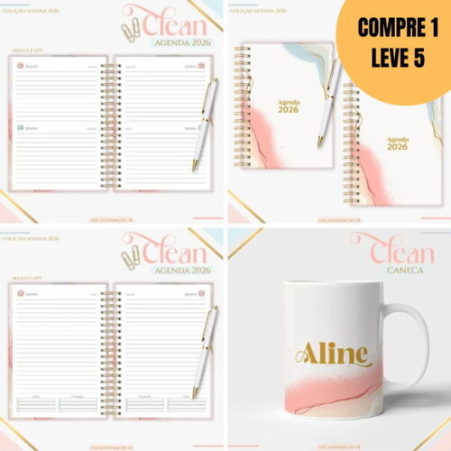 Arquivo Digital Basic Color Coleção Basic Clean 2026 -4780