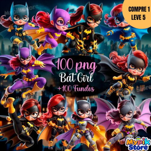 Arquivo Digital Batgirl Kit Digital -3230