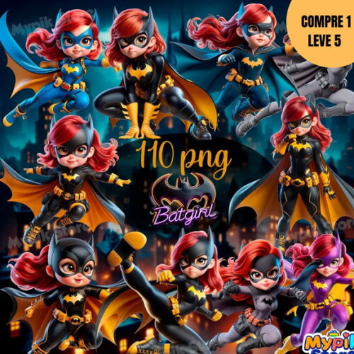 Arquivo Digital Batgirl Kit Digital -3231