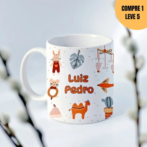 Arquivo Digital Berçário Arte Avulsa para Caneca -1543