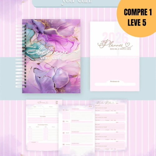 Arquivo Digital Believe You Can Agendas 2026 -5021