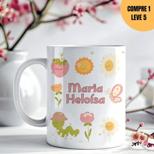 Arquivo Digital Bichinhos Arte Avulsa para Caneca -1544