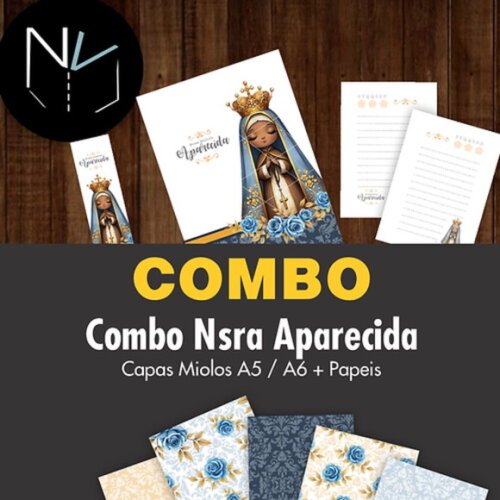 Arquivo Digital Blocos A5 A4 Nossa Senhora Aparecida -944