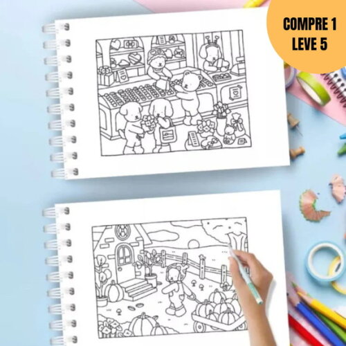Arquivo Digital Bobbie Goods Livro de Colorir -1853