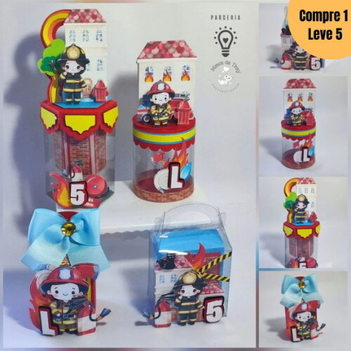 Arquivo Digital Bombeiros Kit Festa Pronta -911