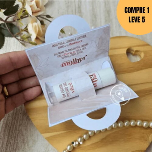 Arquivo Digital Bolsinha Protetor Labial Mulheres 2026 -6345