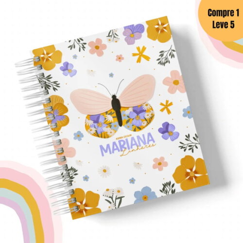 Arquivo Digital Borboleta Kit Escolar 2025 -775