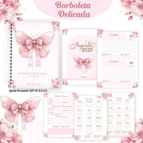 Arquivo Digital Borboleta Delicada Capas Miolos 2025 - 159