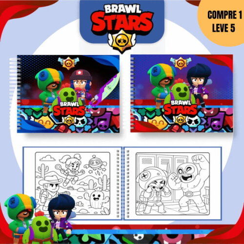Arquivo Digital Brawl Star Livros de Colorir -3389