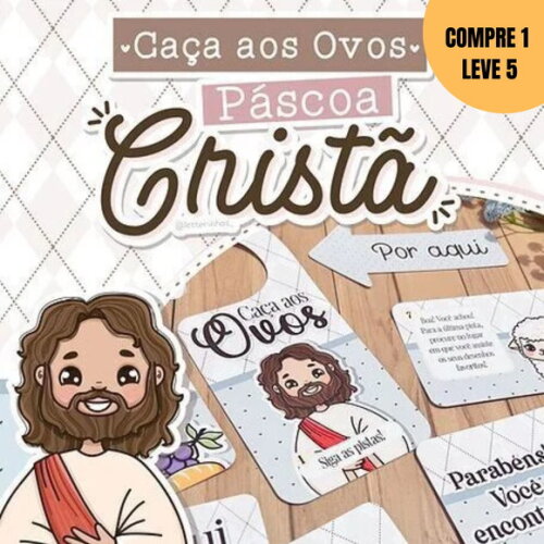 Arquivo Digital Caça aos Ovos Páscoa Cristã -2087