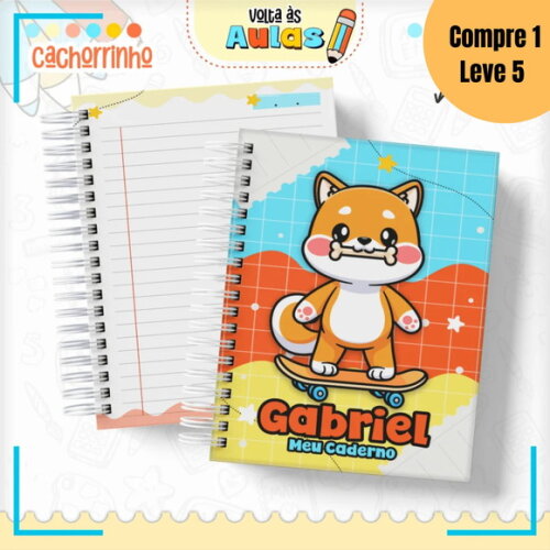 Arquivo Digital Cachorrinho Kit Escolar 2025 -1669
