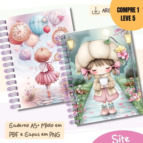 Arquivo Digital Caderno A5 Aquarela Legião Urbana -1640