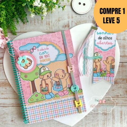 Arquivo Digital Caderno A5 Bobbie Goods -5345