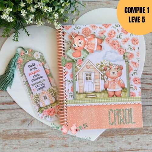 Arquivo Digital Caderno A5 Natureza Serena -6309