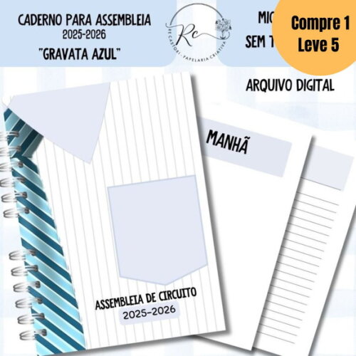 Arquivo Digital Caderno Assembeia Gravata Azul -5181