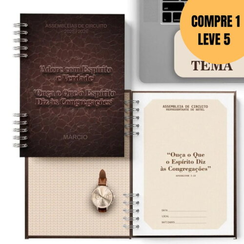 Arquivo Digital Caderno Assembleias 2025 e 2026 com Tema