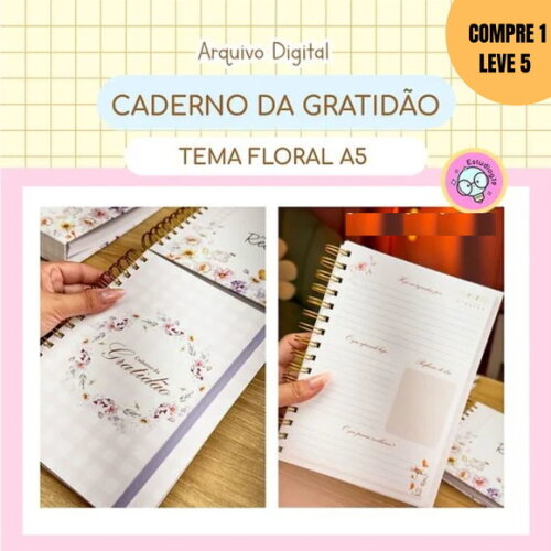 Arquivo Digital Caderno de Gratidão Floral -3037