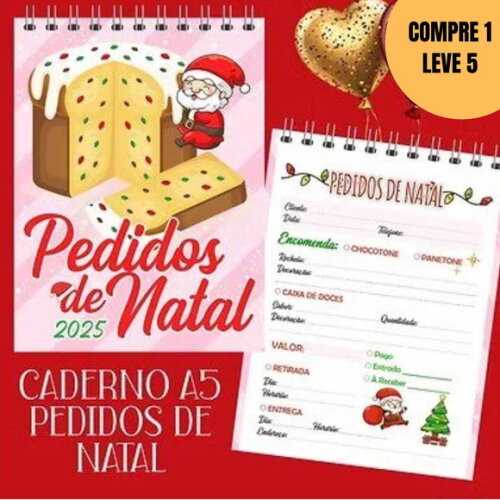 Arquivo Digital Caderno de Pedidos Natal -5641