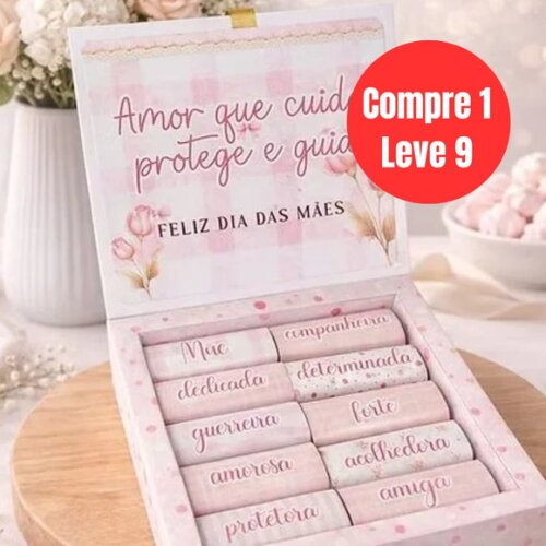 Arquivo Digital Caixa Bis com Foto Dia das Mães -6816