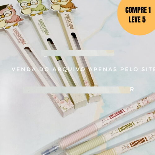 Arquivo Digital Caixa Caneta Simples Professor -5057