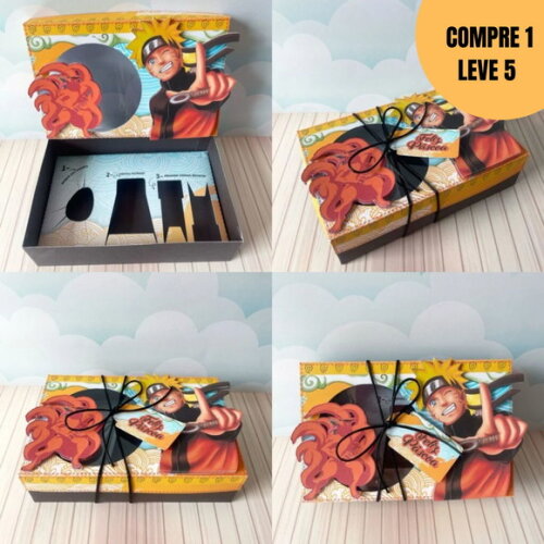 Arquivo Digital Caixa Mini Confeiteiro Naruto -2460
