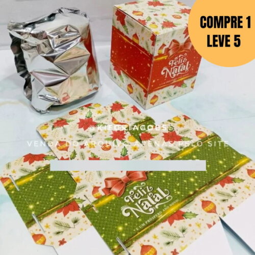 Arquivo Digital Caixa Mini Panetone Encaixe -5595