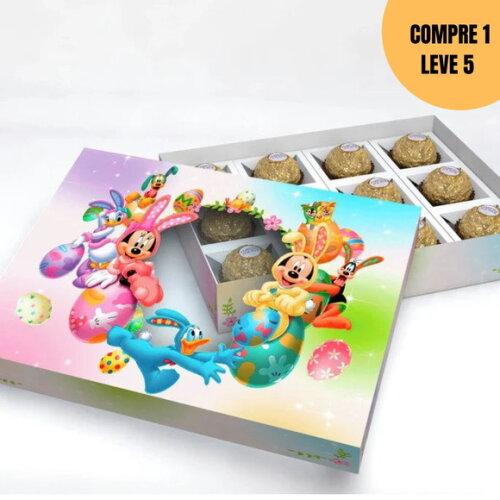 Arquivo Digital Caixa para 12 Doces | Bombons -2489