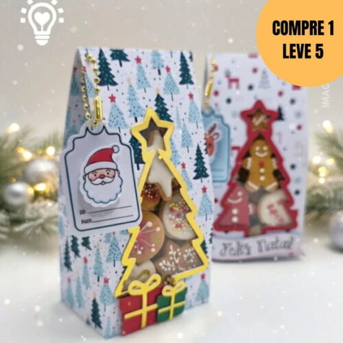 Arquivo Digital Caixa Visor de Natal Pequena -5779
