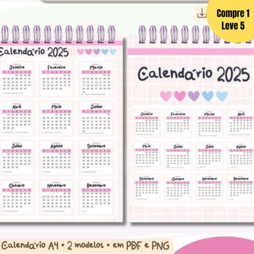 Arquivo Digital Calendário 2025 A4 -401