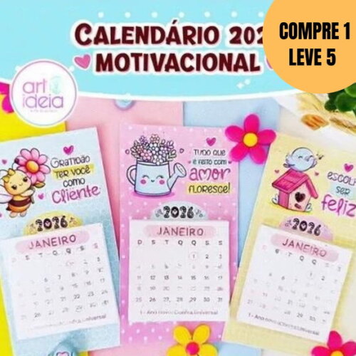 Arquivo Digital Calendário Motivacional 2026 -5597