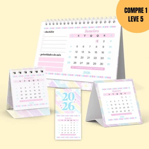 Arquivo Digital Calendários 2026 -6016