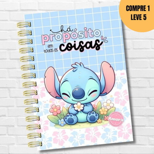 Arquivo Digital Capa Stitch para Cadernos e Agendas -2350