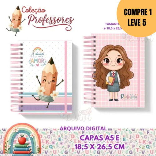 Arquivo Digital Capas A5 Dia dos Professores -5046