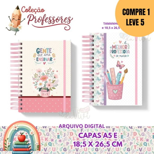 Arquivo Digital Capas A5 Dia dos Professores -5046