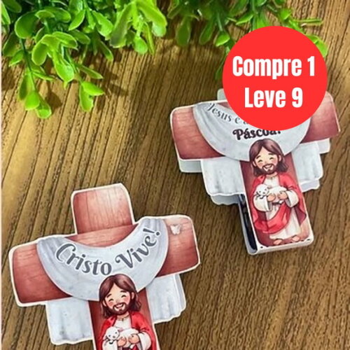 Arquivo Digital Card Cruz Cristo Vive Páscoa -6733