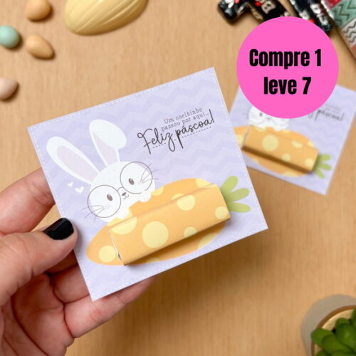 Arquivo Digital Card para Chocolatinho Páscoa 2026 -6481