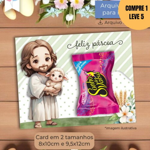 Arquivo Digital Card Páscoa Cristã -2845