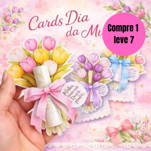 Arquivo Digital Cards Tulipas Dia da Mulher -6619