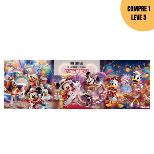 Arquivo Digital Carnaval Disney Kit Digital -1588