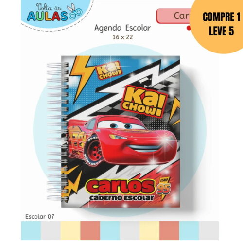 Arquivo Digital Carros Disney Kit Escolar 2026 -6089