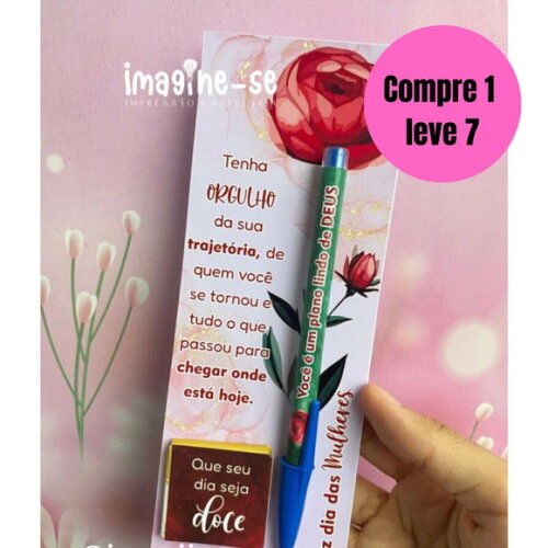 Arquivo Digital Cartão Caneta Dia das Mulheres -6465