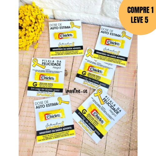 Arquivo Digital Cartão Chiclete Setembro Amarelo -4962