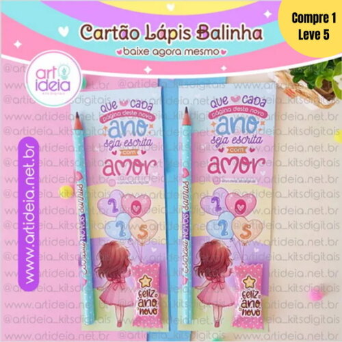 Arquivo Digital Cartão Lápis Balinha 2025 -474
