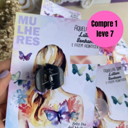 Arquivo Digital Cartão para Presilha Dia das Mulheres -6521