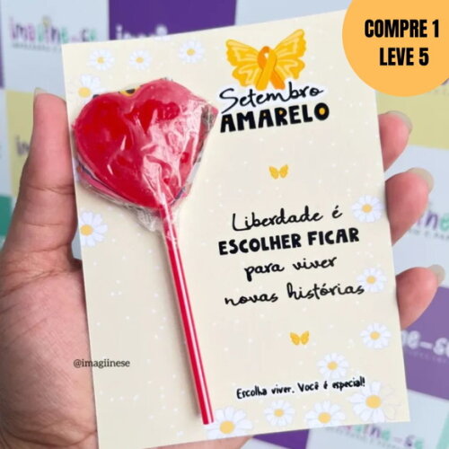 Arquivo Digital Cartão Pirulito Setembro Amarelo -4967