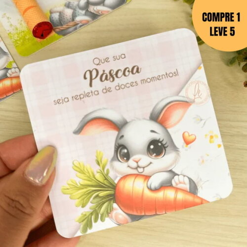 Arquivo Digital Cartões de Páscoa Bis e Baton -2088