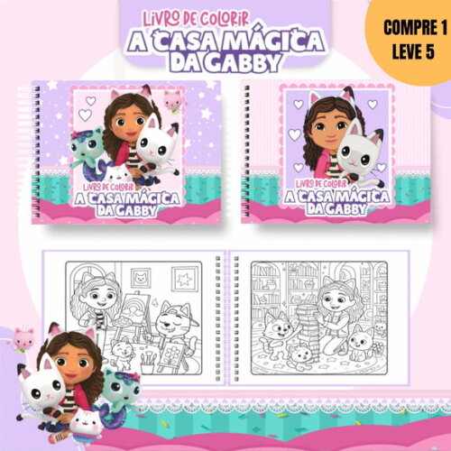 Arquivo Digital Casa Mágica da Gabi Livros de Colorir -3387